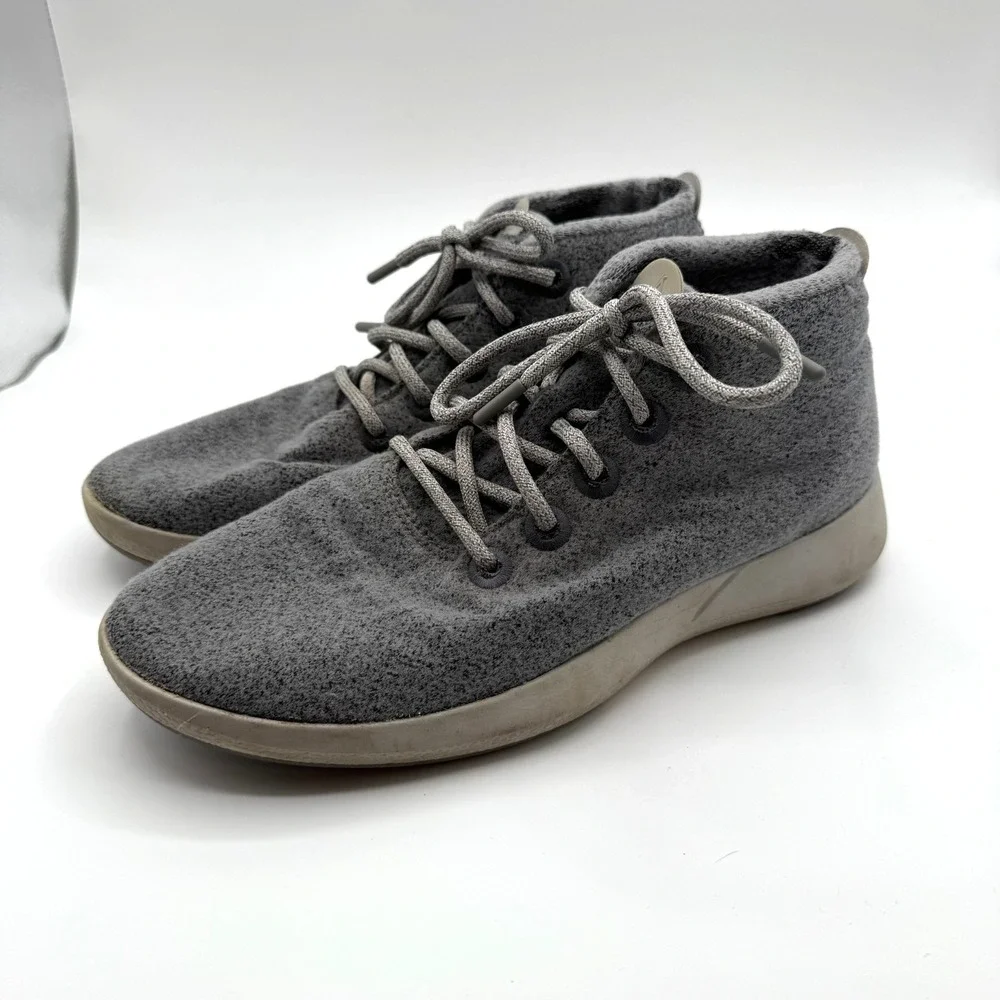 Allbirds Wool Runner Up Mizzles Shoes Sneakers Mens 11 Gray‎ High Top Merino